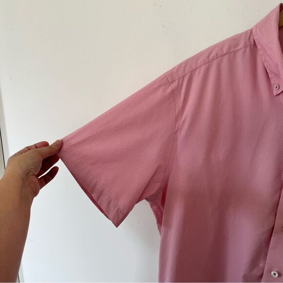 Daniel Cremieux Pink Signature Label Performance Stretch Short Sleeve Shirt - Picture 8 of 9